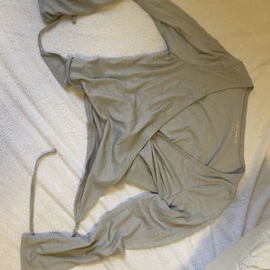 Outdoor voices wrap top